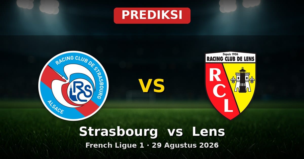 Prediksi Strasbourg vs Lens Ligue 1 29 Agustus 2026
