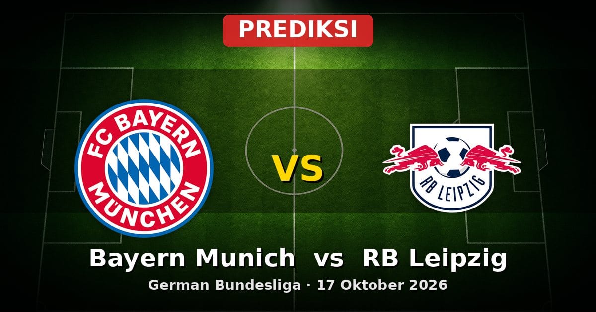 Prediksi Bayern Munich vs RB Leipzig Bundesliga 17 Oktober 2026