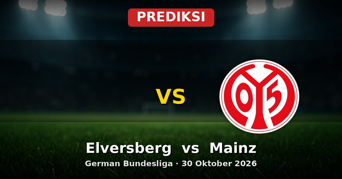 Prediksi Elversberg vs Mainz Bundesliga 30 Oktober 2026