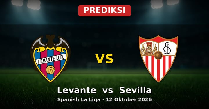 Prediksi Levante vs Sevilla La Liga 12 Oktober 2026: Duel Sengit di Valencia
