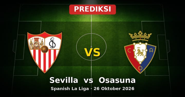 Prediksi Sevilla vs Osasuna La Liga 26 Oktober 2026